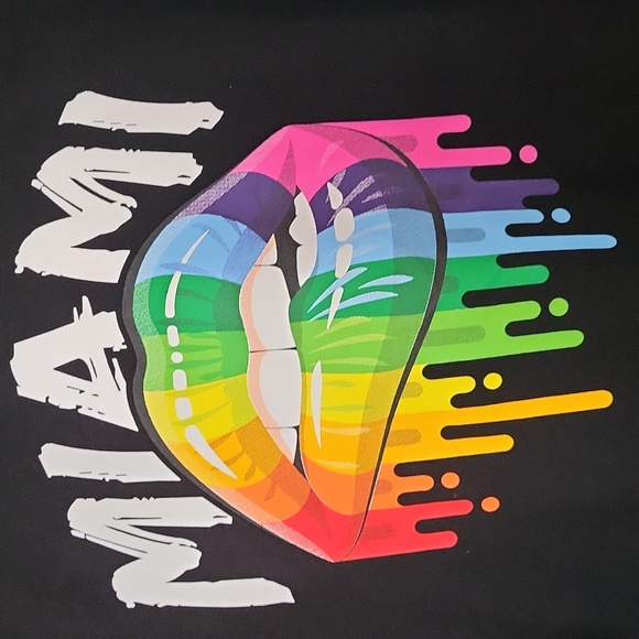 Black Miami Graphic Jacket - Picture 2 of 4